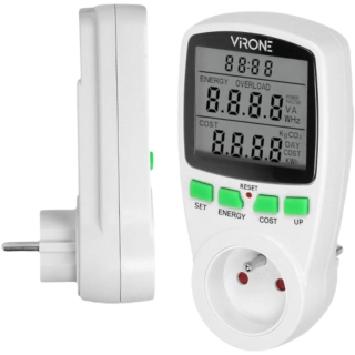 Watomierz jednotaryfowy, kalkulator energii VIRONE EM-4 2