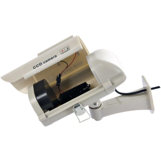 Atrapa kamery tubowej solarna biała AT-2SB-W 2