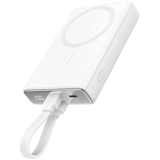 Powerbank Joyroom JR-PBM01 10000mAh 20W 1x USB-C 2x Lightning biały + kabel 2