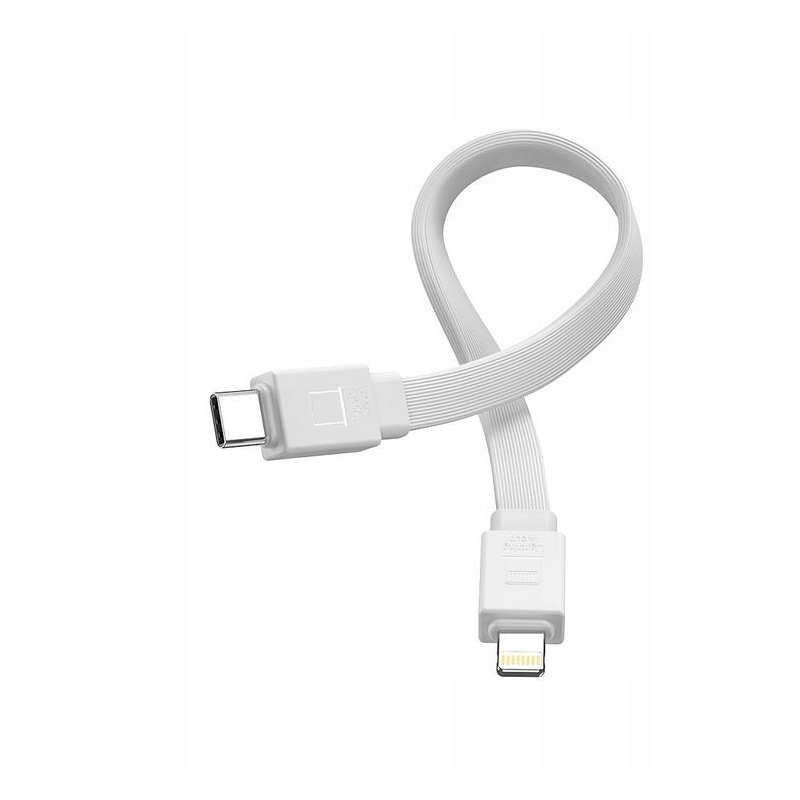 Powerbank Joyroom JR-PBM01 10000mAh 20W 1x USB-C 2x Lightning biały + kabel