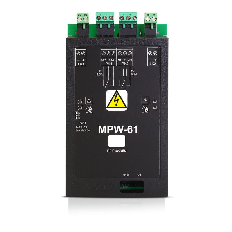 Moduł wyjść przekaźnikowych 230V MPW-61