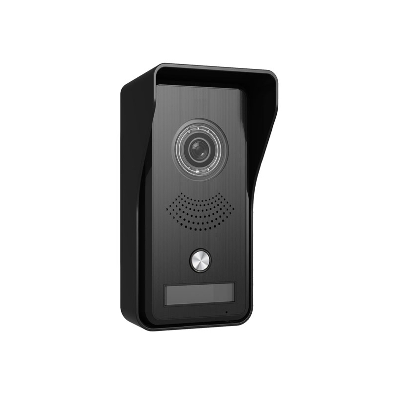WIDEODOMOFON "EURA" VDP-76A3 - czarny, 7", obsługa 2 wejść, pamięć obrazów, czytnik RFID