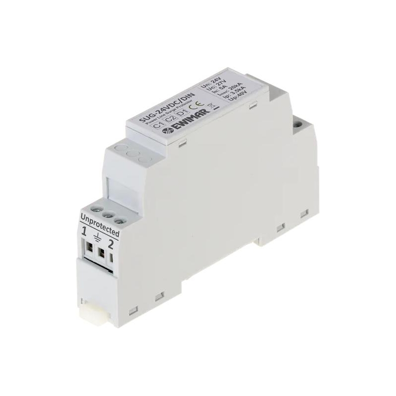 Ogranicznik przepięć 24V DC na szynę DIN EWIMAR SUG-24VDC/DIN