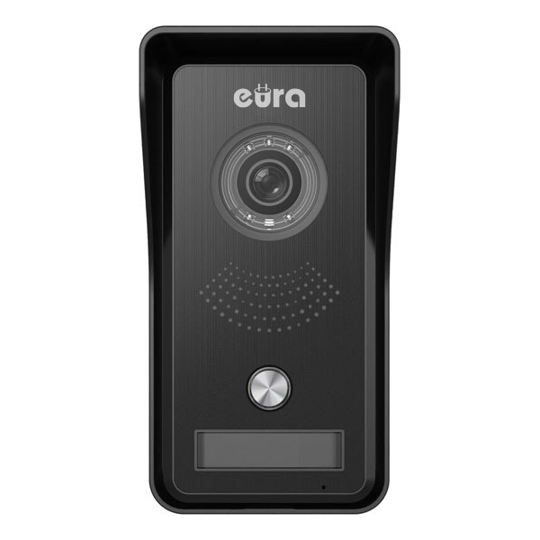 WIDEODOMOFON "EURA" VDP-76A3 - biały, 7", obsługa 2 wejść, pamięć obrazów, czytnik RFID