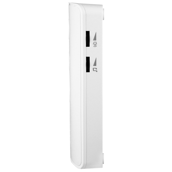 DOMOFON "EURA" ADP-34A3 - biały, jednorodzinny, głośnomówiący, obsługa 2 wejść, szyfrator, czytnik zbliżeniowy