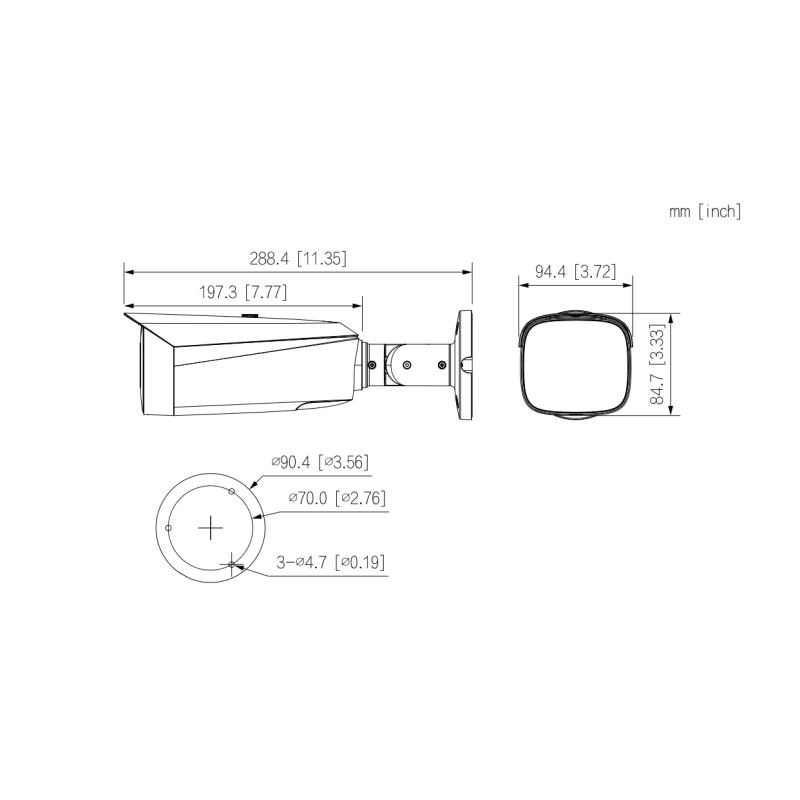 KAMERA IP TIOC DAHUA IPC-HFW3549T1-ZAS-PV-27135-S5