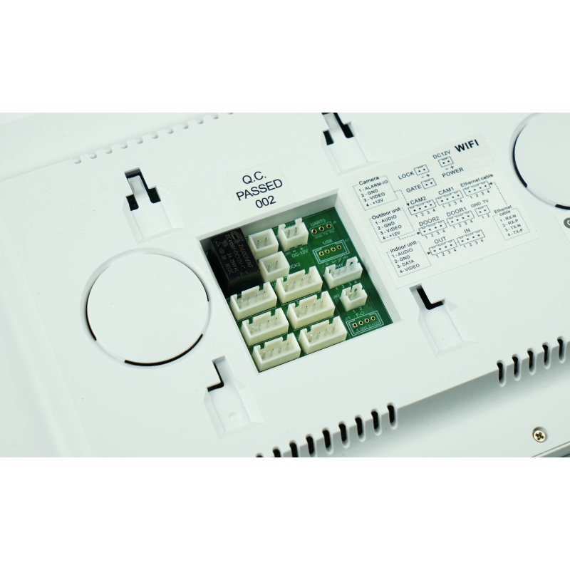 MONITOR "EURA" VDA-86A3 "CONNECT+" - biały, dotykowy, LCD 10", obsługa 2 wejść