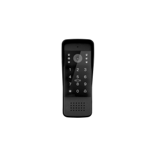 KASETA ZEWNĘTRZNA WIDEODOMOFONU "EURA" VDA-84A3 "EURA CONNECT+" - czarna, dotykowy szyfrator, czytnik zbliżeniowy, AHD