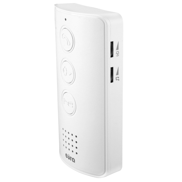 UNIFON "EURA" ADA-34A3 - biały, głośnomówiący, obsługa 2 wejść, do rozbudowy domofonu ADP-34A3