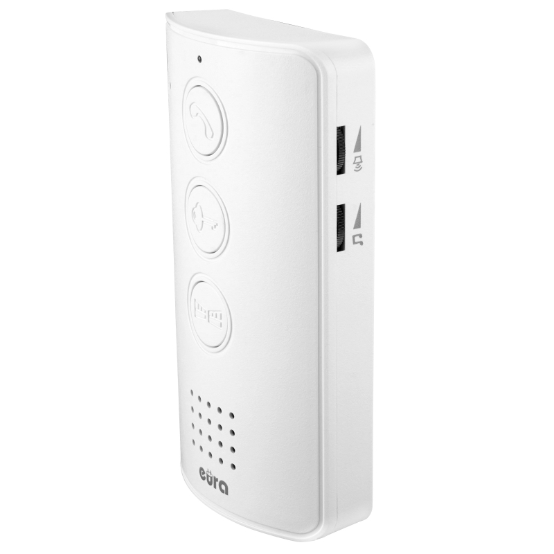 UNIFON "EURA" ADA-34A3 - biały, głośnomówiący, obsługa 2 wejść, do rozbudowy domofonu ADP-34A3