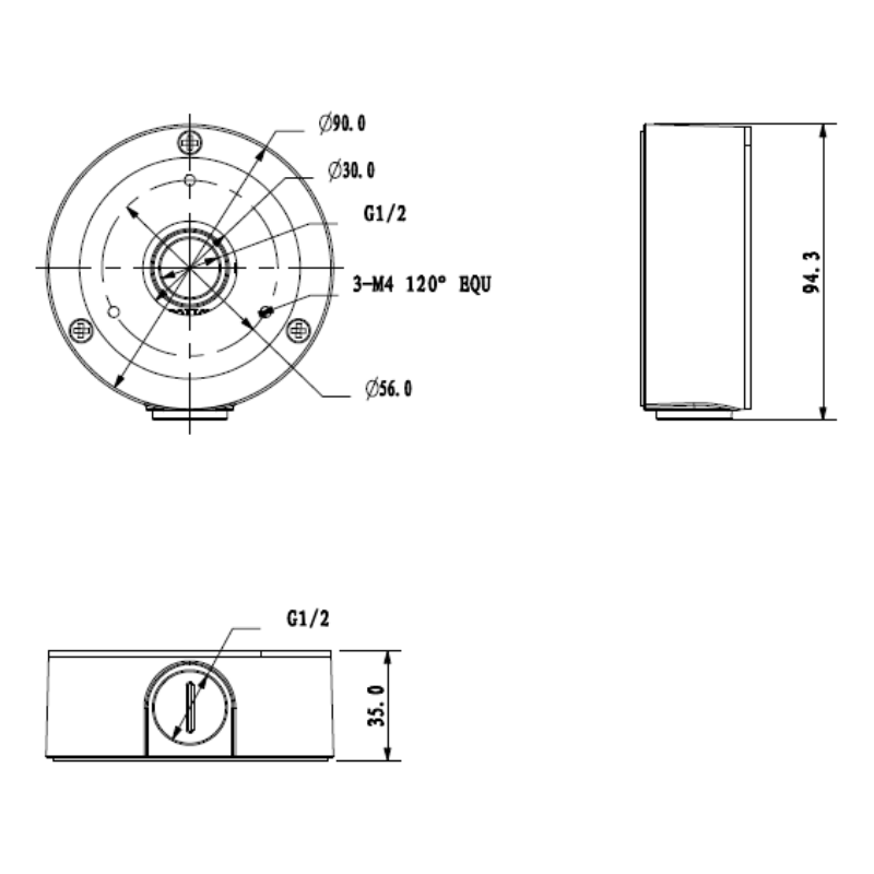 Uchwyt Dahua Pfa134 Opakowanie Zbiorcze 10Szt
