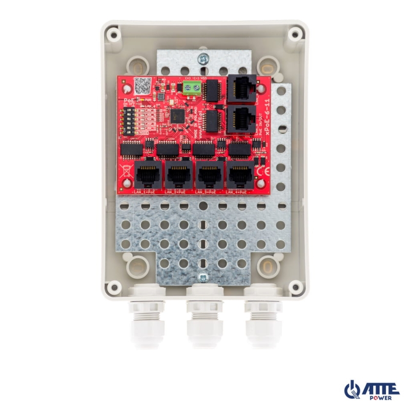 xPoE-6-11-S2 Switch PoE 6 portowy 5P+1UP
