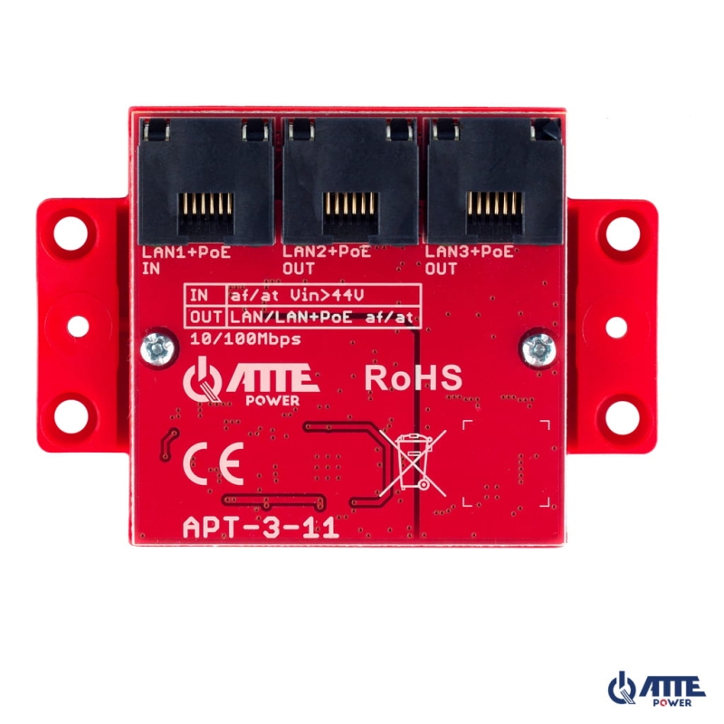 ATTE APT-3-11 Switch PoE 3 portowy 10/100Mbps,...
