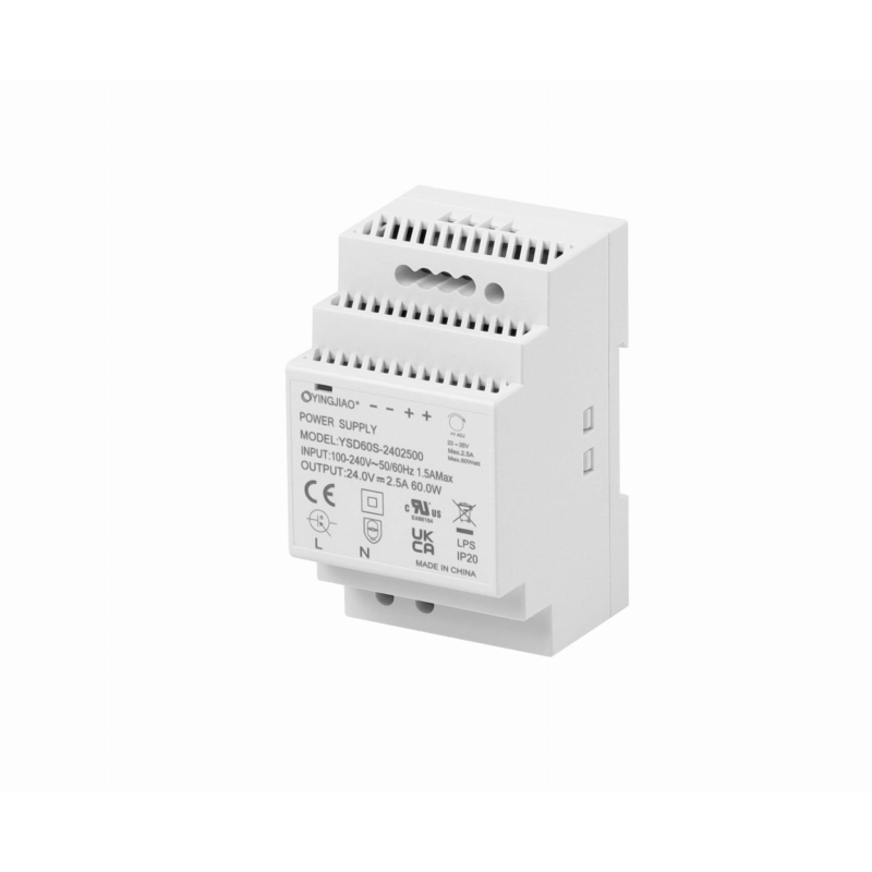 Zasilacz Impulsowy Na Szynę Din Yingjiao Ysd60S-2402500 24V/60W/2,5A