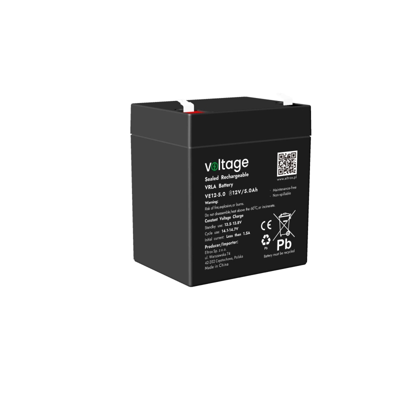 Akumulator Agm Voltage 12V 5.0Ah Ve12-5.0