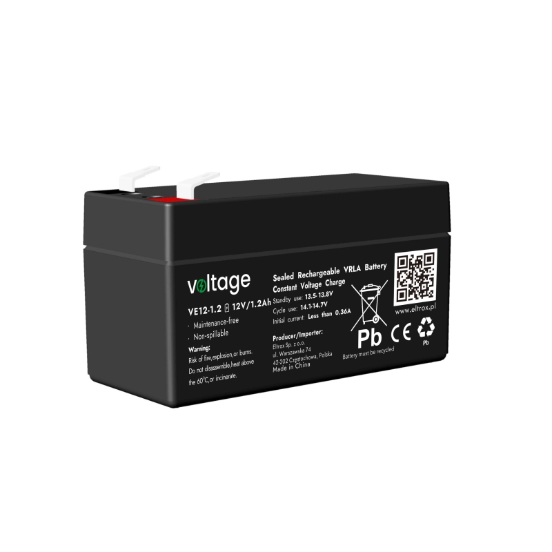 Akumulator Agm Voltage 12V 1.2Ah Ve12-1.2