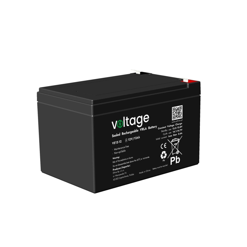 Akumulator Agm Voltage 12V 12Ah Ve12-12
