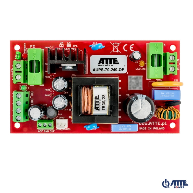 ATTE AUPS-70-240-OF Zasilacz buforowy SMPS 24V...