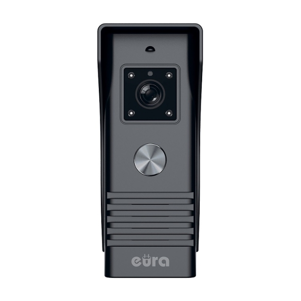 WIDEODOMOFON "EURA" VDP-45A3-TY ALPHA+ - czarny, 7", WiFi, otwieranie 1 wejścia, AHD, Tuya App