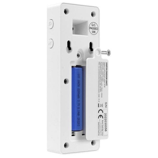 UNIFON "EURA" ADA-80A3 - biały do domofonu ADP-80a3, 426~440 MHz, zasięg do 100m, obsługa 1 wejścia