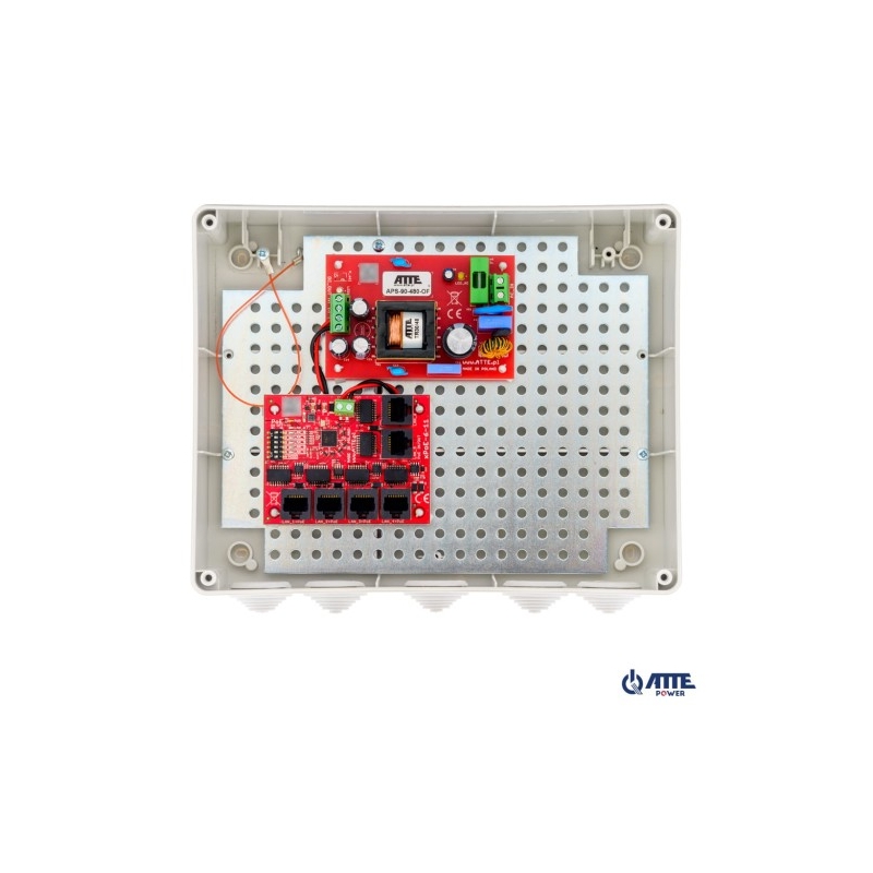 ATTE IP-5-11-L3 Zestaw do 5 kamer IP switch PoE...