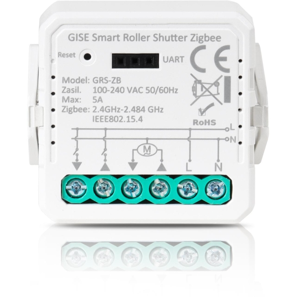 Gise Smart Sterownik Roletowy Zigbee | Roller Shutter Zigbee | Tuya | Grs-Zb