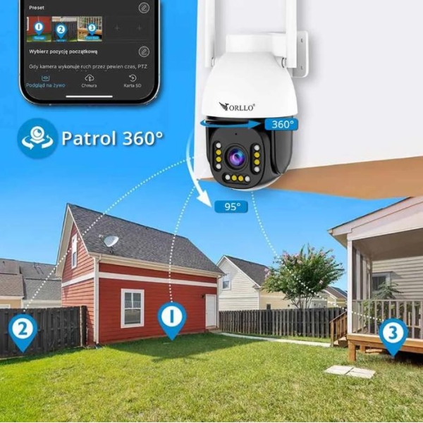Kamera Ip Orllo Orllo Z9 Ultra Z Panelem Solarnym Sm6030 Pro