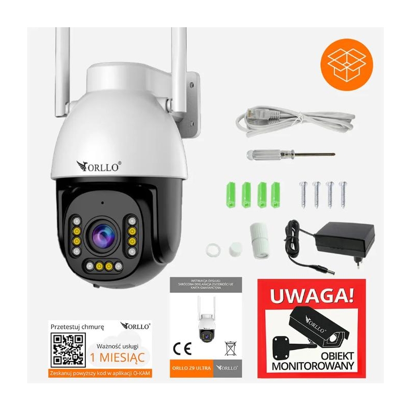 Kamera Ip Orllo Orllo Z9 Ultra Z Panelem Solarnym Sm6030 Pro