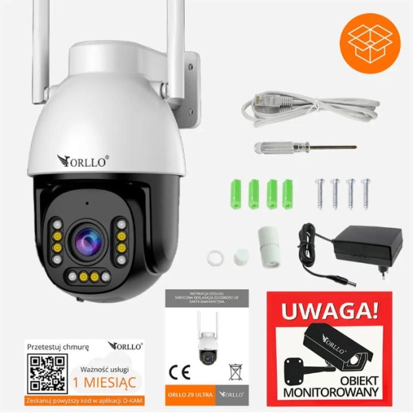 Kamera Ip Orllo Orllo Z9 Ultra Z Panelem Solarnym Sm6030 Pro