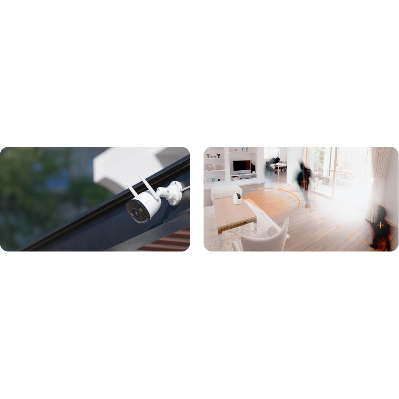 Zestaw 2 Kamer Ip Imou Bullet 3 5Mp I Ranger 2 4Mp Z Chmurami Imou Protect