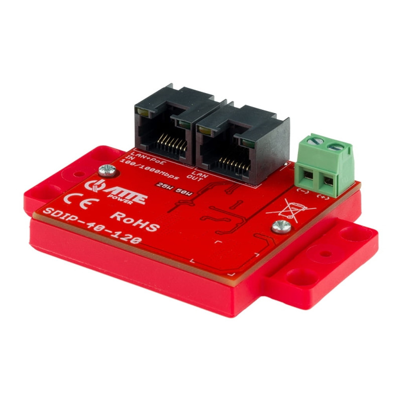 ATTE SDIP-40-120 Adapter PoE Gigabit obniżający...