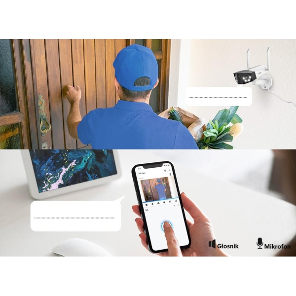 Kamera Ip Reolink Duo Series W730 Wifi 4K 8Mp Led 30M
