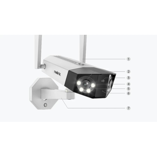Kamera Ip Reolink Duo Series W730 Wifi 4K 8Mp Led 30M