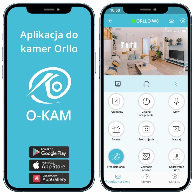 Kamera Ip Orllo Mini Kamera Bezprzewodowa Gsm 4G Lte Orllo W8 Pro Sim