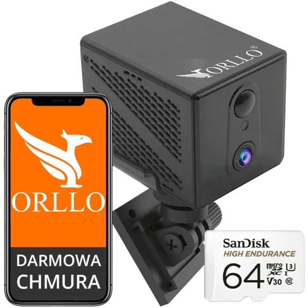 Kamera Ip Orllo Mini Kamera Bezprzewodowa Gsm 4G Lte Orllo W8 Pro Sim