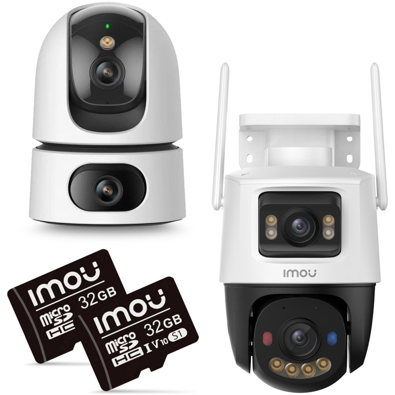 Zestaw 2 Kamer Ip Imou Ranger Dual 10Mp (5Mp + 5Mp) I Cruiser Dual 10Mp (5Mp + 5Mp)