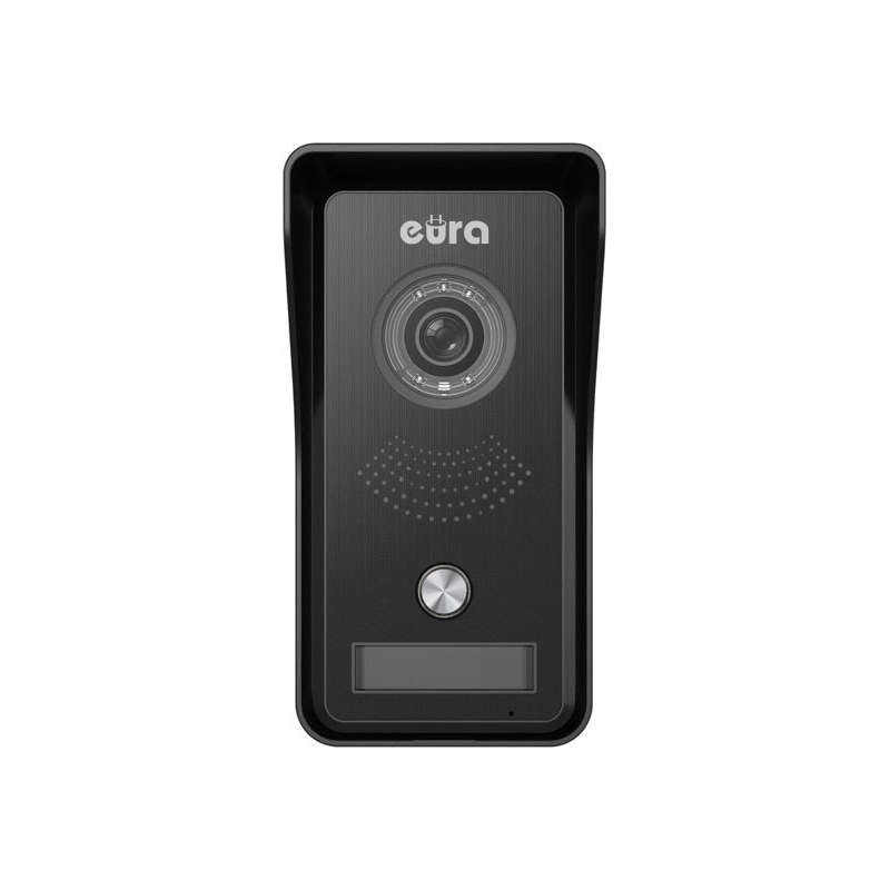 WIDEODOMOFON "EURA" VDP-76A3 - biały, 7", obsługa 2 wejść, pamięć obrazów, czytnik RFID