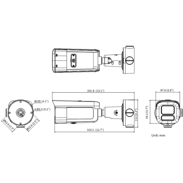 Kamera Ip Hikvision Ds-2Cd2643G2-Lizs2U(2.8-12Mm)