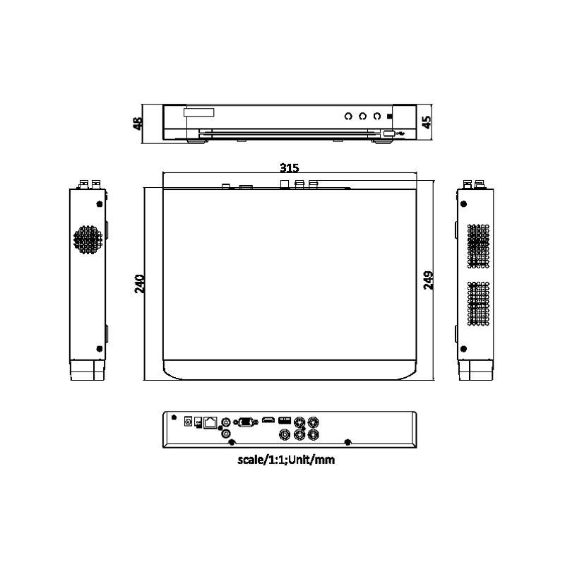 Rejestrator 5W1 Hikvision Ids-7204Hqhi-M1/Xt