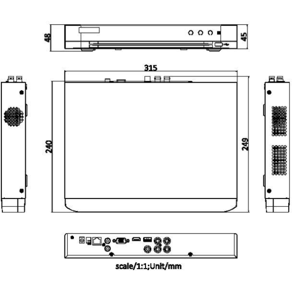 Rejestrator 5W1 Hikvision Ids-7204Hqhi-M1/Xt
