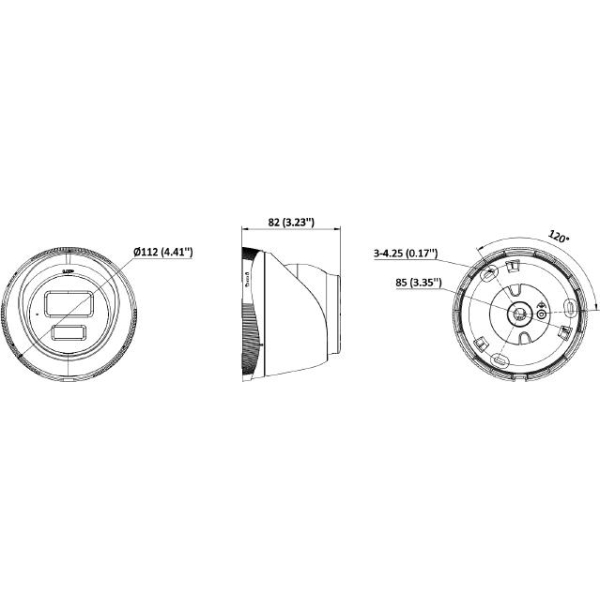 Kamera Ip Hilook By Hikvision Kopułka 6Mp Ipcam-T6-30Dl