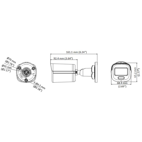 Kamera 4W1 Hikvision Ds-2Ce10Kf3T-Le(2.8Mm)(O-Std)