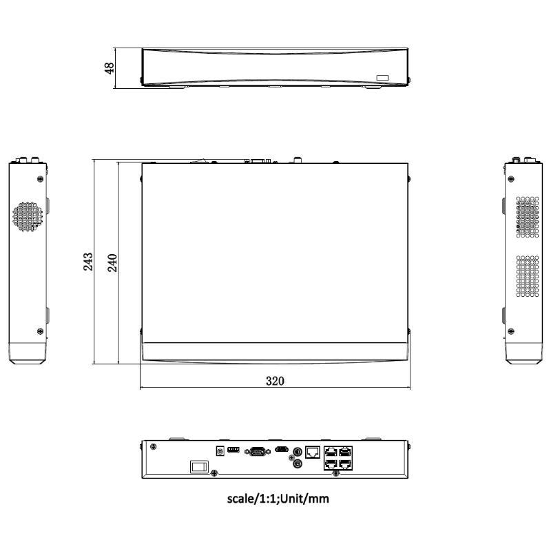 Rejestrator Ip Hikvision Ds-7604Nxi-K1/4P(D)