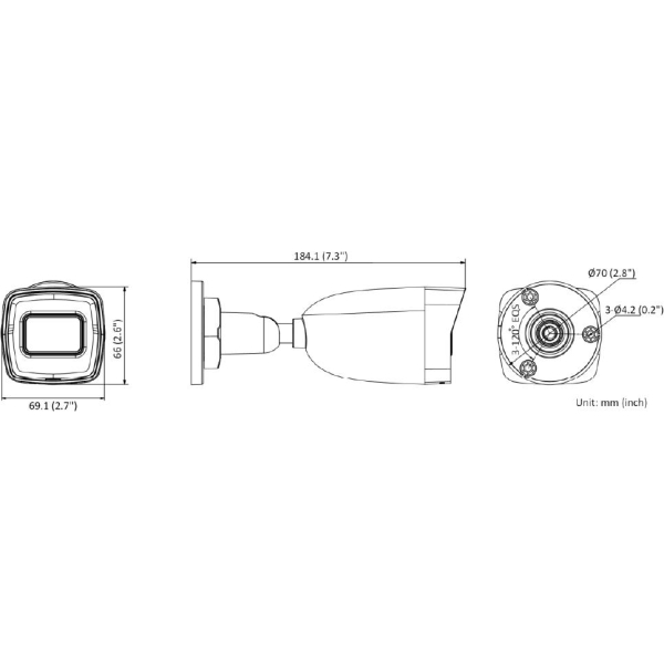 Kamera Ip Hilook By Hikvision Tuba 6Mp Ipcam-B6-30Dl