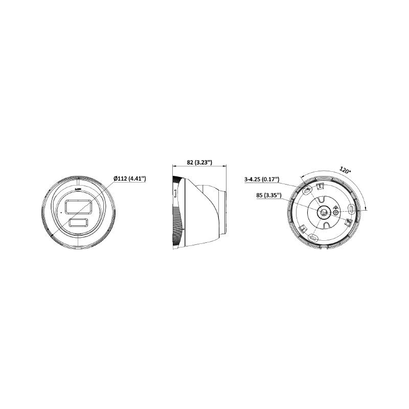 Kamera Ip Hilook By Hikvision Kopułka 6Mp Ipcam-T6-30Dl