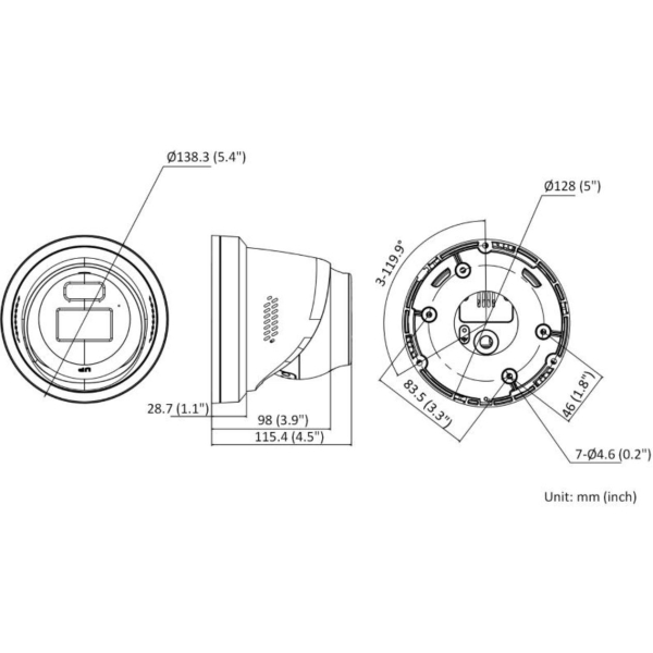 Kamera Ip Hikvision Ds-2Cd2346G2H-Is2U/Sl(2.8Mm)