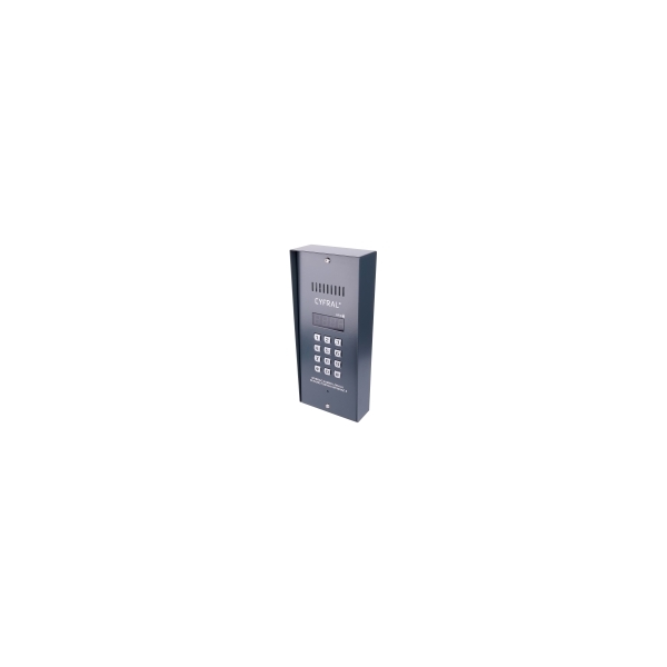 PANEL CYFROWY "CYFRAL" PC-3000RE, TYP II, GRAFIT - wąski z czytnikiem RFiD natynkowy z elektroniką