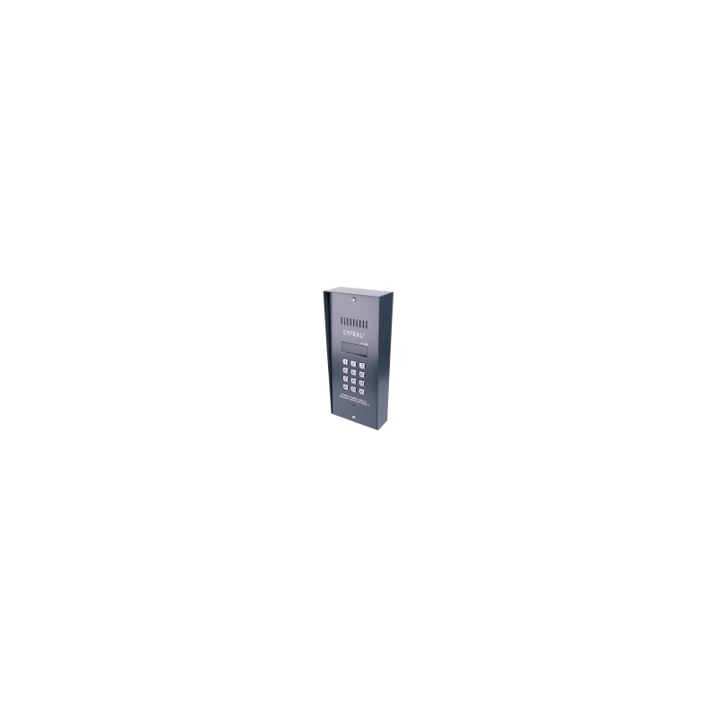 PANEL CYFROWY "CYFRAL" PC-3000RE, TYP II, GRAFIT - wąski z czytnikiem RFiD natynkowy z elektroniką