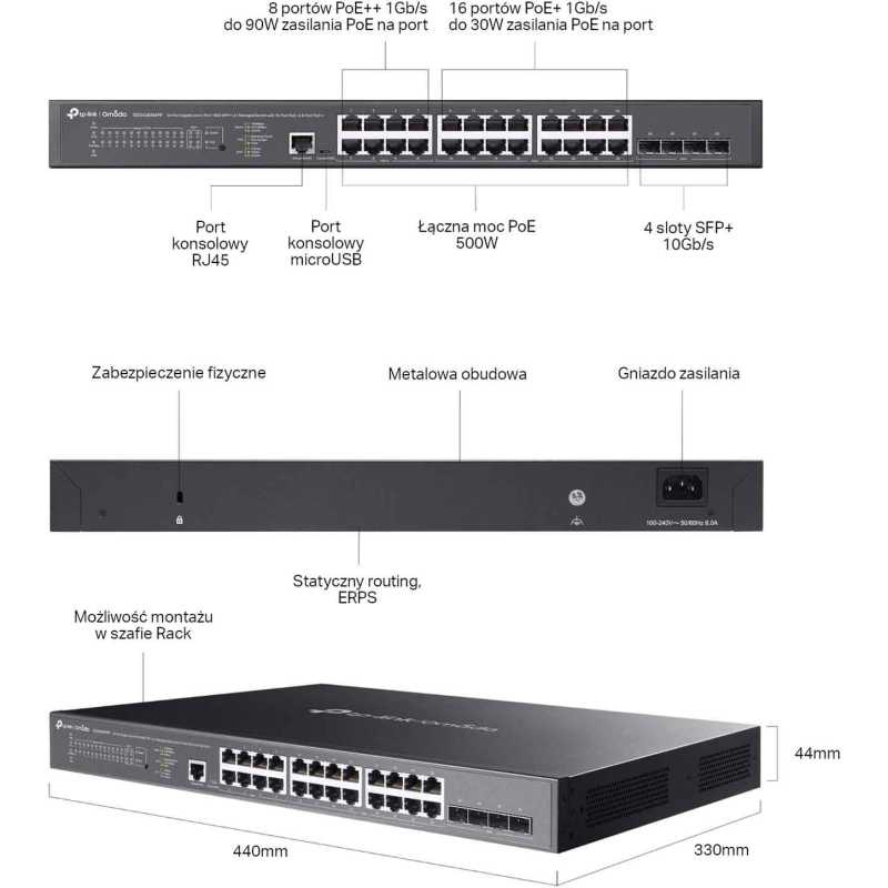Switch Tp-Link Tl-Sg3428Xmpp