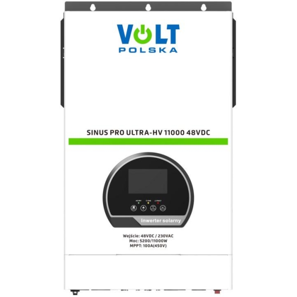 Przetwornica Inwerter Solarny Sinuspro Ultra-Hv 11000 48V/230V 5200/11000W 100A Mppt (450V)